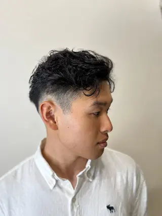 ショート メンズ 岡部 昴瑠/オブヘア銀座のヘアスタイル