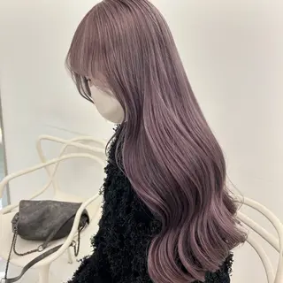 ロング 淡色ラベンダー♡ ニーナ🎀🦙のヘアスタイル