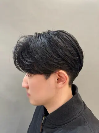 パーマ メンズ スパイキーショート/ センターパート/奈菜のヘアスタイル