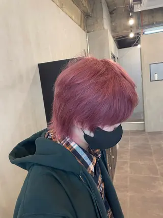 ショート カラー メンズ Cecil hair なんば店のヘアスタイル