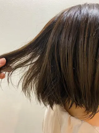 ミディアム ブリーチなしWカラー 🎀韓国ヘア/amiのヘアスタイル