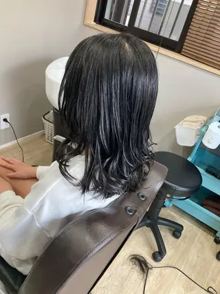 セミロング キッズ Hair room Leaのヘアスタイル