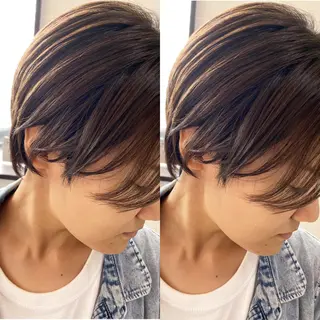 ショート カラー 竹嶋 興樹のヘアスタイル