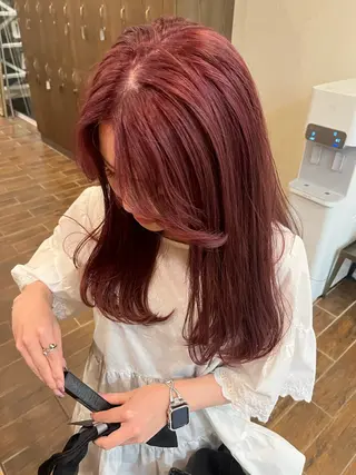 カラー 松野 心音のヘアスタイル