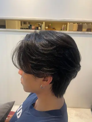 ショート メンズ wakana／ メンズカット／カラーのヘアスタイル