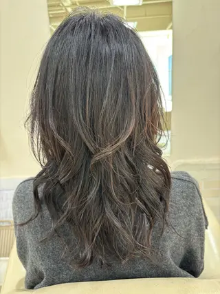 ミディアム パーマ HAIR LOUNGE DIALOGE所属・西田 敏幸のヘアスタイル