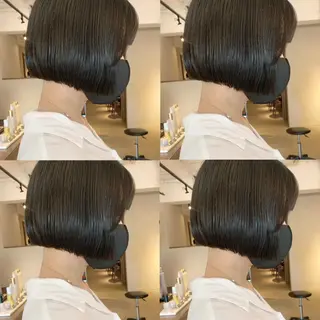 ミディアム カラー 透明感/オリーブ/ グレージュ/YUKAのヘアスタイル