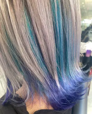 ミディアム カラー SALOWIN二子玉川South店所属・🌼デザインカラー 🌼kumicoのヘアスタイル