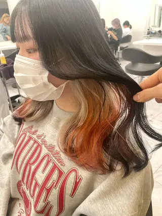 ロング カラー *モデル募集🤍横浜 透明感カラー🫧のヘアスタイル