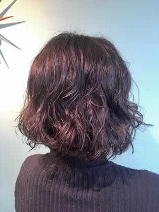 ショート パーマ さかい なつみのヘアスタイル
