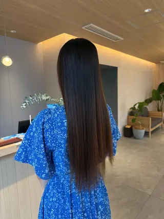 ロング 大島 希美のヘアスタイル
