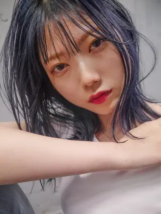 ミディアム nessヤマサキ リュウタのヘアスタイル