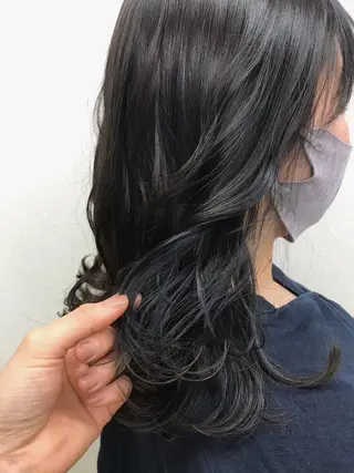 セミロング 松本平太郎美容室大宮店所属・もりたみかこ 美容師お休み中のヘアスタイル