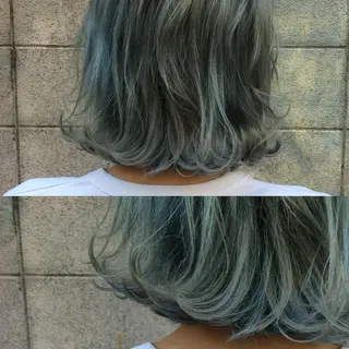 ショート カラー 堀江/心斎橋/西大橋 四ツ橋【Vers】のヘアスタイル