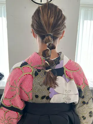 ヘアアレンジ 韓国ヘア🇰🇷/ レイヤーカット✂︎のヘアスタイル