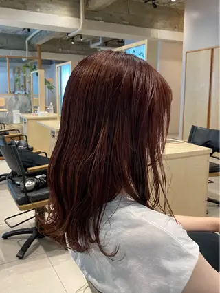 セミロング カラー ai ㅤのヘアスタイル