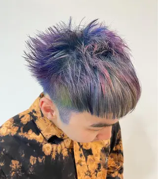 ショート カラー メンズ しの　ゆきの THE REMMYのヘアスタイル