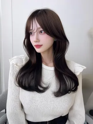 カラー ロング 髪質改善💎 ASUKAのヘアスタイル