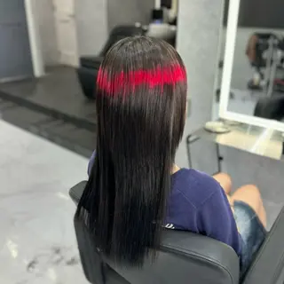 ロング CS made by SHACHU栄店所属・❤️‍🔥シールエク ＋カラー京❤️‍🔥のヘアスタイル