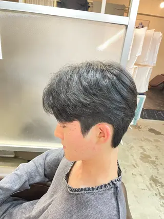 ショート パーマ メンズ メンズパーマ特化 カバヤマ　リョウのヘアスタイル