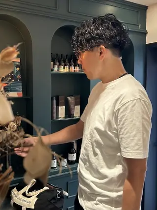 メンズ パーマ 【メンズカット/パー マ✂️】momo🌷のヘアスタイル