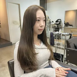 ロング カラー ウェーブパーマ/ レイヤー/齋藤大貴のヘアスタイル