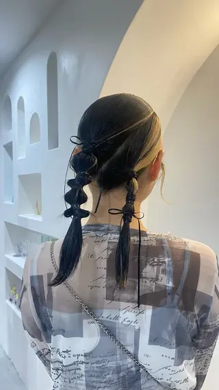 ヘアアレンジ 黒木 心温のヘアスタイル
