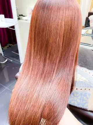 ロング カラー 髪質改善&韓国風特化 型サロン ミシェリーのヘアスタイル