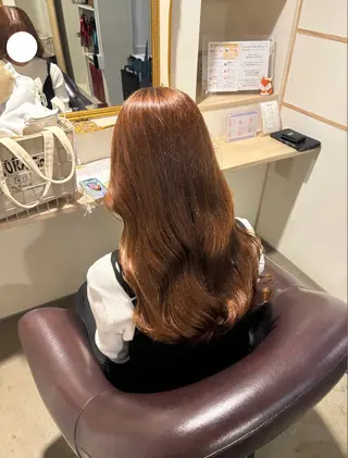 ロング 堀井 彩加のヘアスタイル