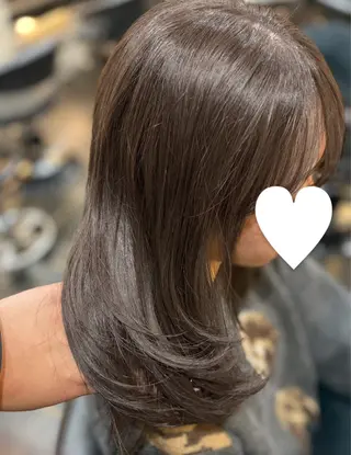 ミディアム 🎀盛れる韓国ヘア Yuto🎀のヘアスタイル