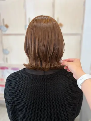 カラー elf所属・ozaki konohaのヘアスタイル