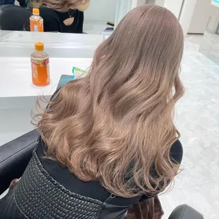 ロング カラー 髪質改善/ハイトーン /新宿/Takutoのヘアスタイル