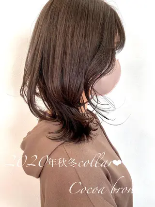 カラー レイヤー/顔周り 田山　穂波のヘアスタイル