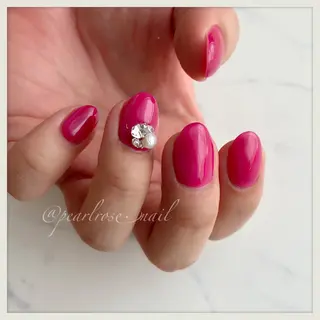 ネイル Beauty salon Ryu・ange所属・PEARL ROSE パールローズのネイルデザイン
