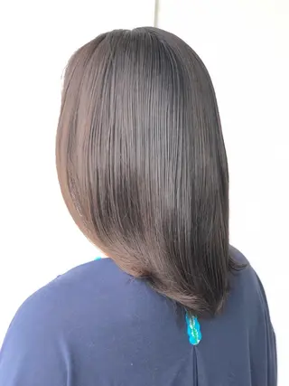 セミロング かわさき ともやのヘアスタイル