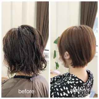 ショート カラー nest  のヘアスタイル