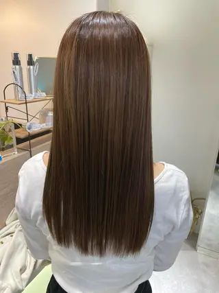 セミロング 西 めぐみのヘアスタイル