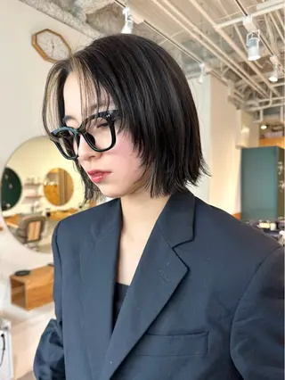 ショート sea by luvismけやき通り2号店所属・ボブ/ショート/ 縮毛矯正/岸本恭明のヘアスタイル