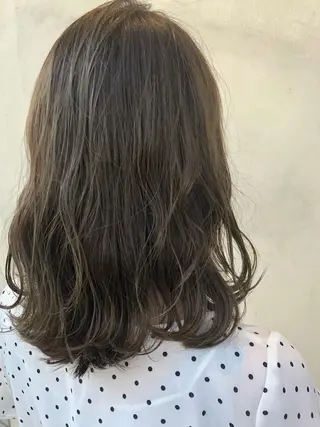 ミディアム カラー eclat suzumiのヘアスタイル