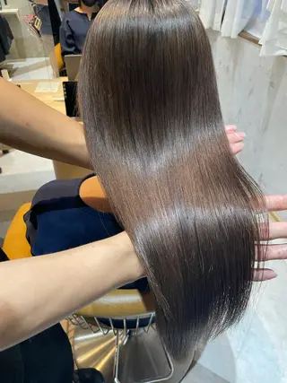 セミロング ボンドストーリーノヴァ所属・縮毛矯正・髪質改善 ❣️三浦正也のヘアスタイル