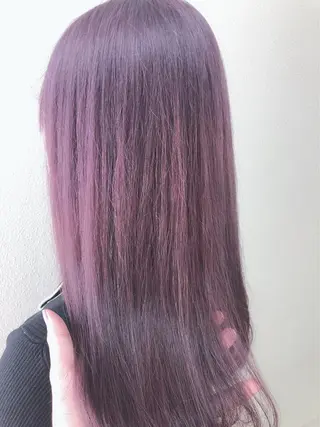 ミディアム カラー ヘアアレンジ 髪質改善デザイナー &mirai ryoのヘアスタイル