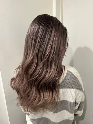 セミロング カラー ヘアアレンジ 🔥ハイトーンカラー ギャルNAOKI🔥のヘアスタイル