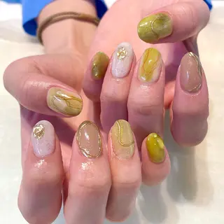 ネイル 新井 ひなののネイルデザイン