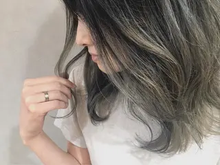 セミロング カラー nubes所属・🌟高田 聖菜🌟のヘアスタイル