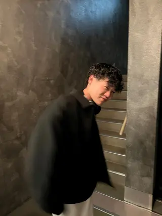 パーマ メンズ HAIR MAKE  miel所属・🫧透明感カラー🫧 SHINSEIのヘアスタイル