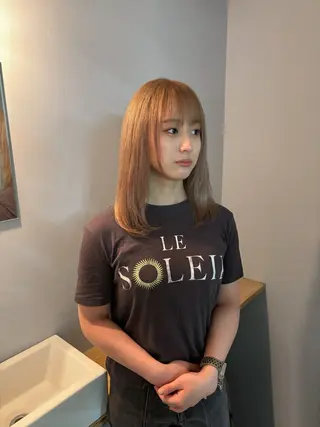 ミディアム カラー メンズカットモデル/ いぶきのヘアスタイル