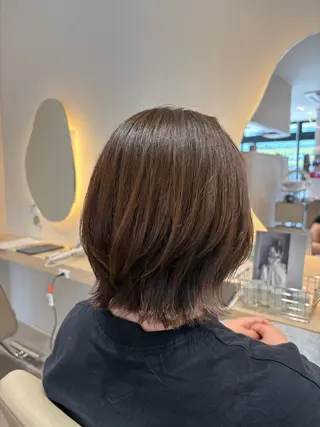 ミディアム カラー レイヤー/透明感/髪 質改善/メンズ/佐藤のヘアスタイル