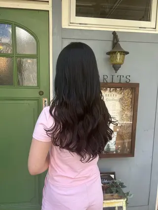 ロング ヘアアレンジ BRITS 渡辺 菜々子のヘアスタイル