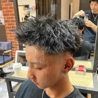 ショート パーマ メンズ 梅田/メンズ専門 ／加地光尊のヘアスタイル