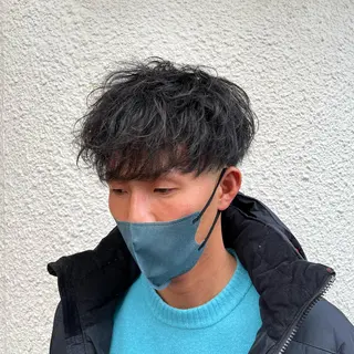 ショート メンズ 茅ヶ崎パーマ特化/ スパイラル/ハルキのヘアスタイル